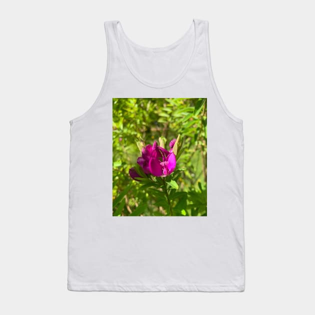 Purple flower Tank Top by TerraDumont